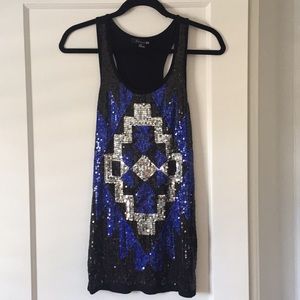 Sequin front dress NWOT